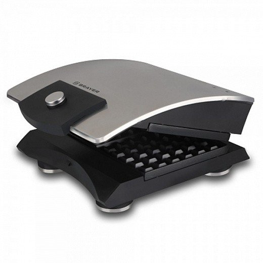 Вафельница Brayer BR2300 серебристая 