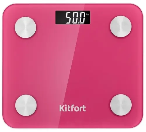 Весы напольные Kitfort KT-819 розовые