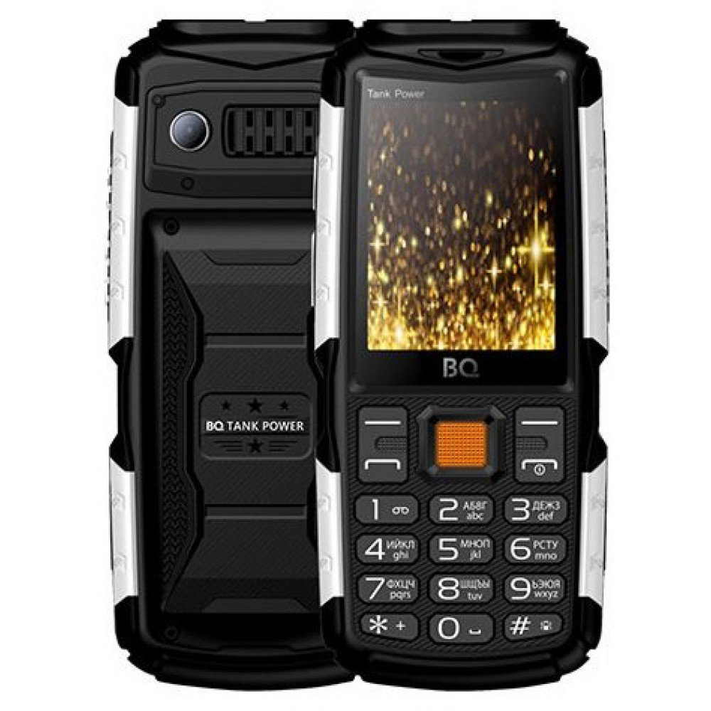 Мобильный телефон BQ-2430 Tank Power Black-Silver