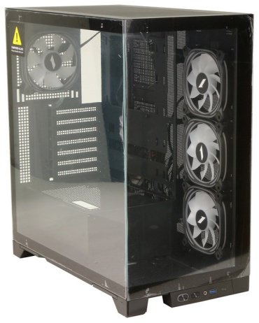 Корпус 1STPLAYER MIKU MI8-BK-3FBR-1FBC2 черный