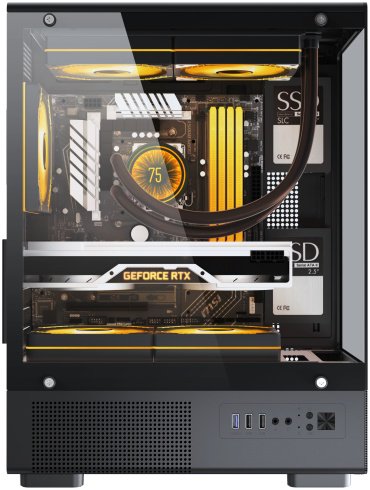 Корпус XTREON 330-1 черный - ForteMarket Корпус XTREON 330-1 черный купить,0