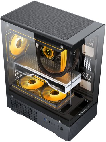 Корпус XTREON 330-1 черный - ForteMarket Корпус XTREON 330-1 черный купить,0