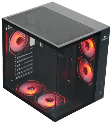 Корпус Wintek Cube Pro V909-B TG черный купить,0