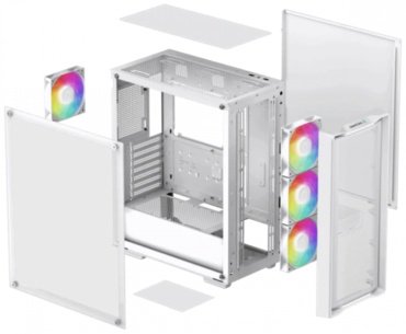 Корпус Deepcool CC560 MESH V2 WH белый купить,0