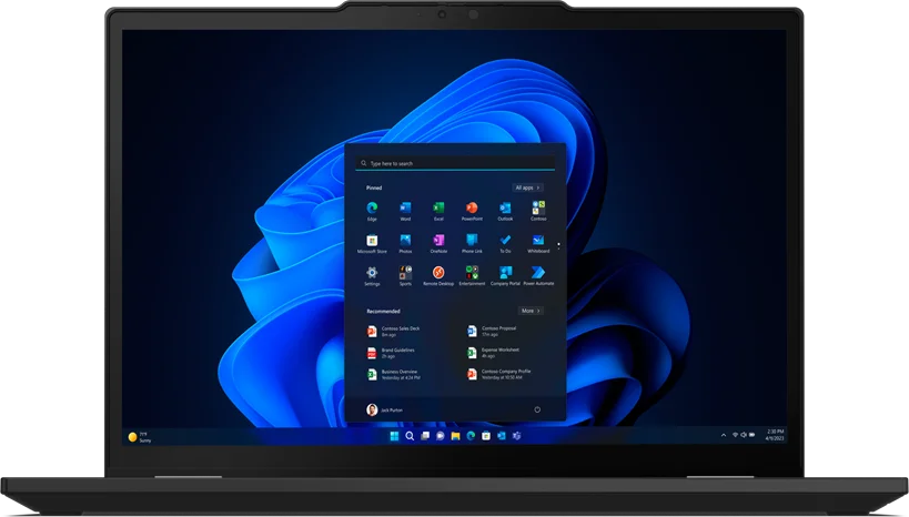 Ноутбук Lenovo ThinkPad X13 2-in-1 Gen 5 21LW003TFW 13.3" Black