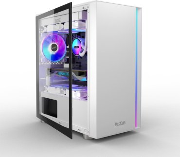 Корпус PCcooler LM300 ARGB WH белый - ForteMarket Корпус PCcooler LM300 ARGB WH белый купить,0
