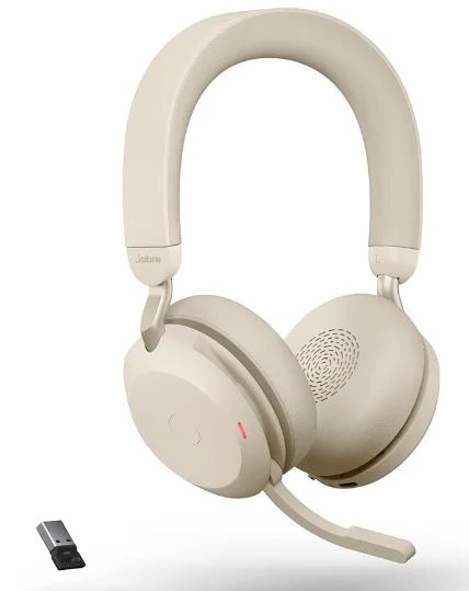 Гарнитура Jabra Evolve2 75 Link380a MS Stereo Beige USB-A 27599-999-998