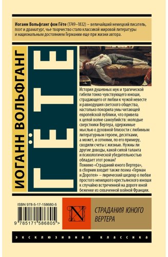 Книга Гете И. В.: Страдания юного Вертера купить,NaN