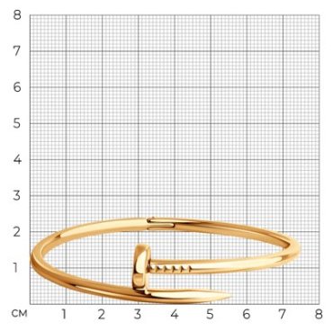 Браслет Diamant 93-150-01831-1_16 длина 16 см, вес 19.06 г серебро, плетение отсутствует купить,80999