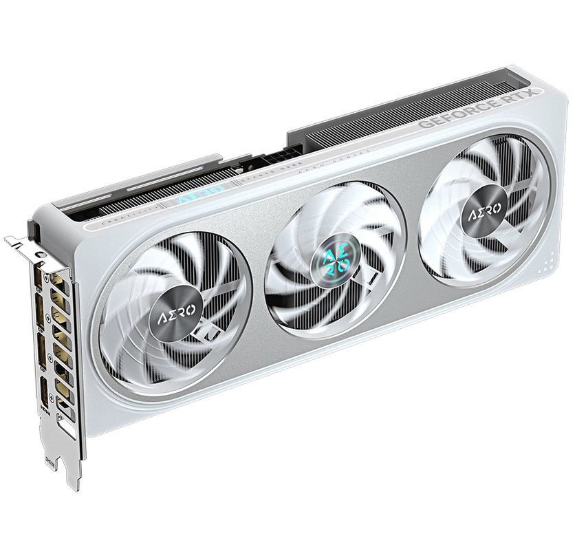 Видеокарта Gigabyte RTX 5060 Ti Aero GV-N506TAERO OC-8GD белый