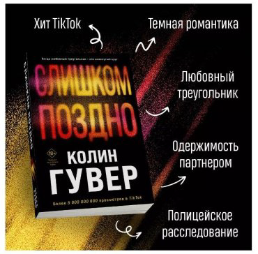 Книга Гувер К.: Слишком поздно купить,NaN