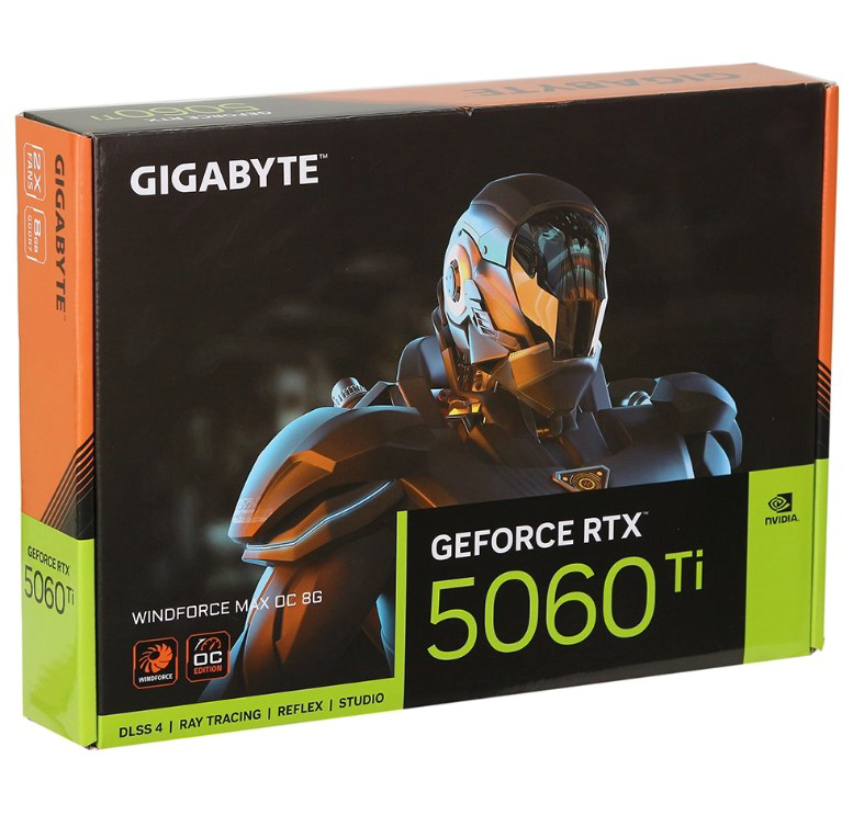 Видеокарта Gigabyte RTX5060 Ti GV-N506TWF2MAX OC-8GD Windforce Max OC 8GB - ForteMarket Видеокарта Gigabyte RTX5060 Ti GV-N506TWF2MAX OC-8GD Windforce Max OC 8GB купить,304990