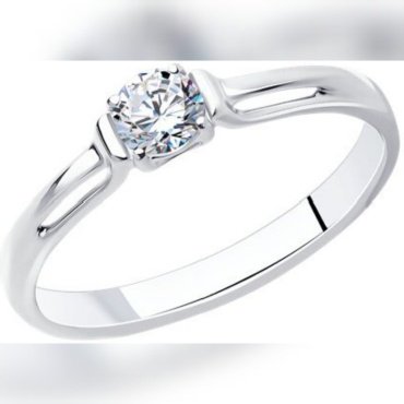 Кольцо Diamant 94-110-01370-1 размер 18.5 вес 1.58 г серебро, фианит купить,9577
