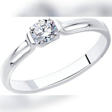 Кольцо Diamant 94-110-01370-1 размер 18.5 вес 1.58 г серебро, фианит купить,9577