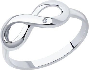 Кольцо SOKOLOV 87010036 размер 18.5 вес 1.28 г серебро, бриллиант купить,NaN