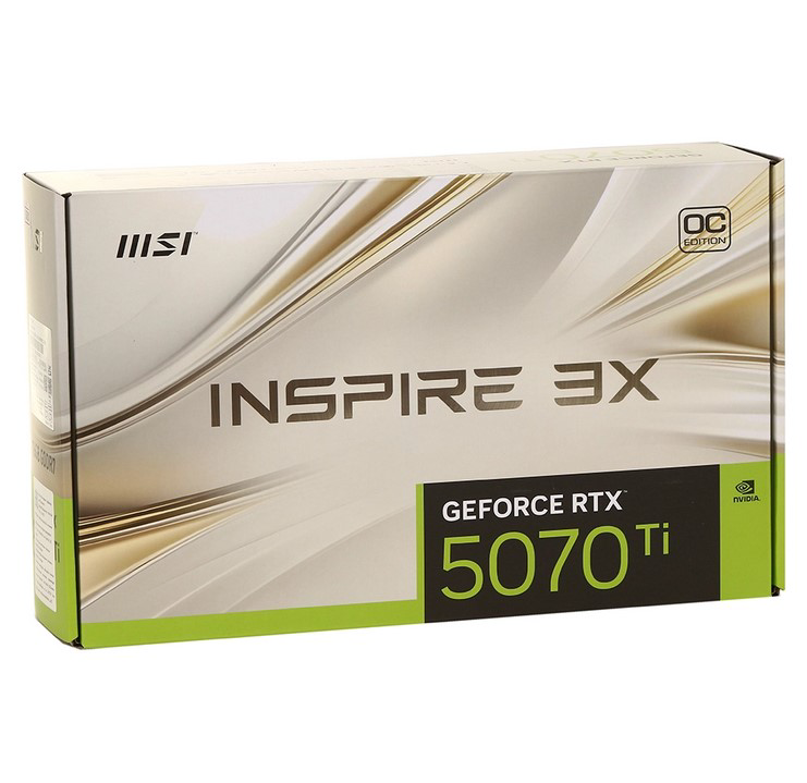 Видеокарта MSI RTX 5070 Ti Inspire 3X OC 16GB - ForteMarket Видеокарта MSI RTX 5070 Ti Inspire 3X OC 16GB купить,NaN