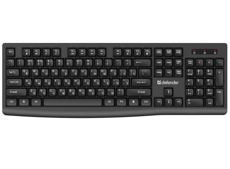 Клавиатура+мышь Defender Seoul C-972 USB Black