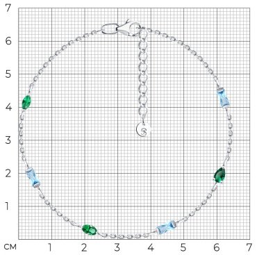 Браслет SOKOLOV 94051558_18 длина 18 см, вес 2.51 г серебро, плетение фантазийное купить,NaN
