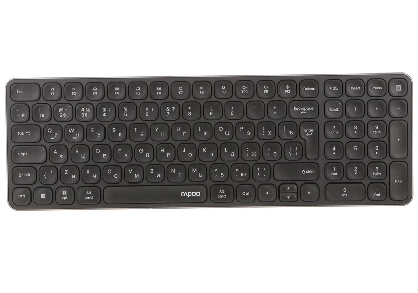 Клавиатура+мышь Rapoo 9320M USB Dark Gray купить,NaN