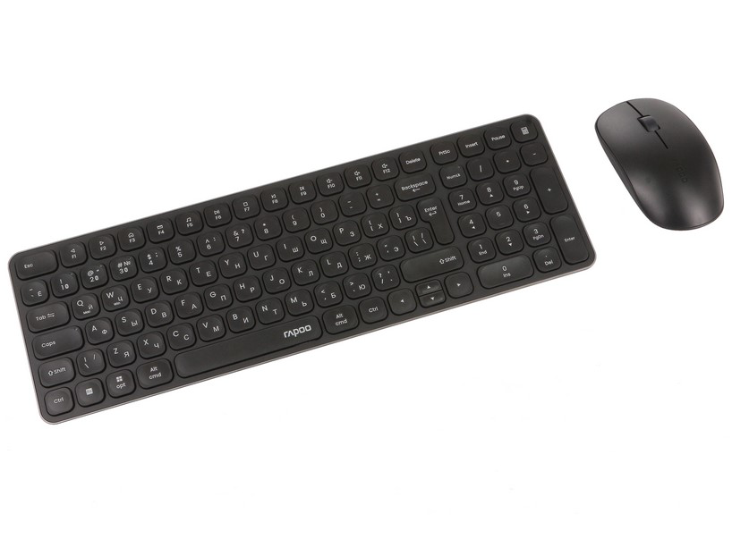 Клавиатура+мышь Rapoo 9320M USB Dark Gray купить,NaN