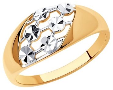Кольцо Diamant 93-110-00764-1 размер 17 вес 1.75 г серебро, без вставок купить,8961