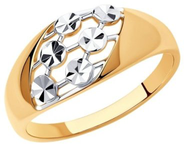 Кольцо Diamant 93-110-00764-1 размер 17 вес 1.75 г серебро, без вставок купить,8961