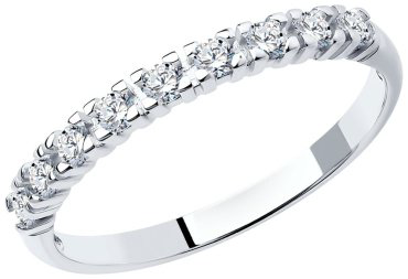 Кольцо SOKOLOV 94012743-sk20 размер 18 вес 1.55 г серебро, фианит купить,11454