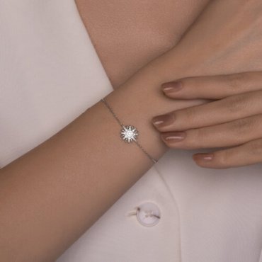 Браслет Diamant 94-150-02109-1_19 длина 19 см, вес 1.49 г серебро, плетение отсутствует купить,NaN