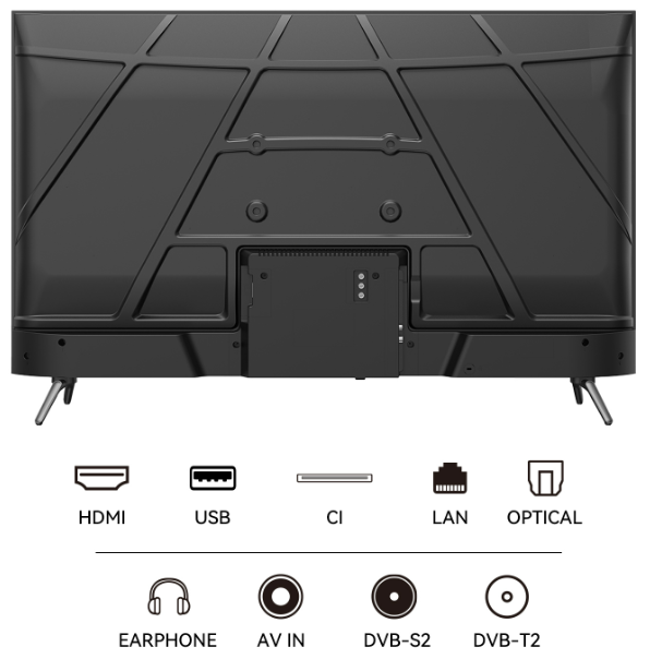 Телевизор 43" (109 см) Yasin 43G11К LED FHD Black купить,NaN