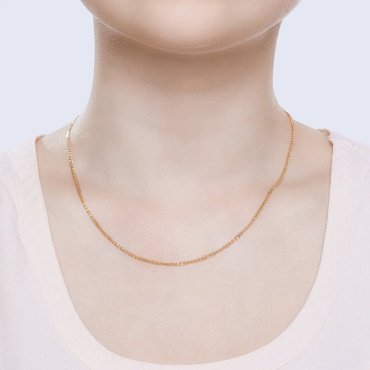 Цепь SOKOLOV 581020352 длина 45 см, вес 3.42 г золото, плетение нонна купить,245951