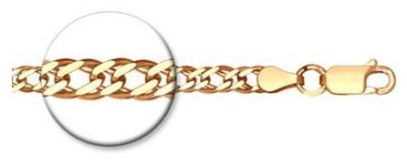 Цепь Diamant 93-180-04080-1_55 длина 55 см, вес 15.17 г серебро, плетение ромб купить,54583