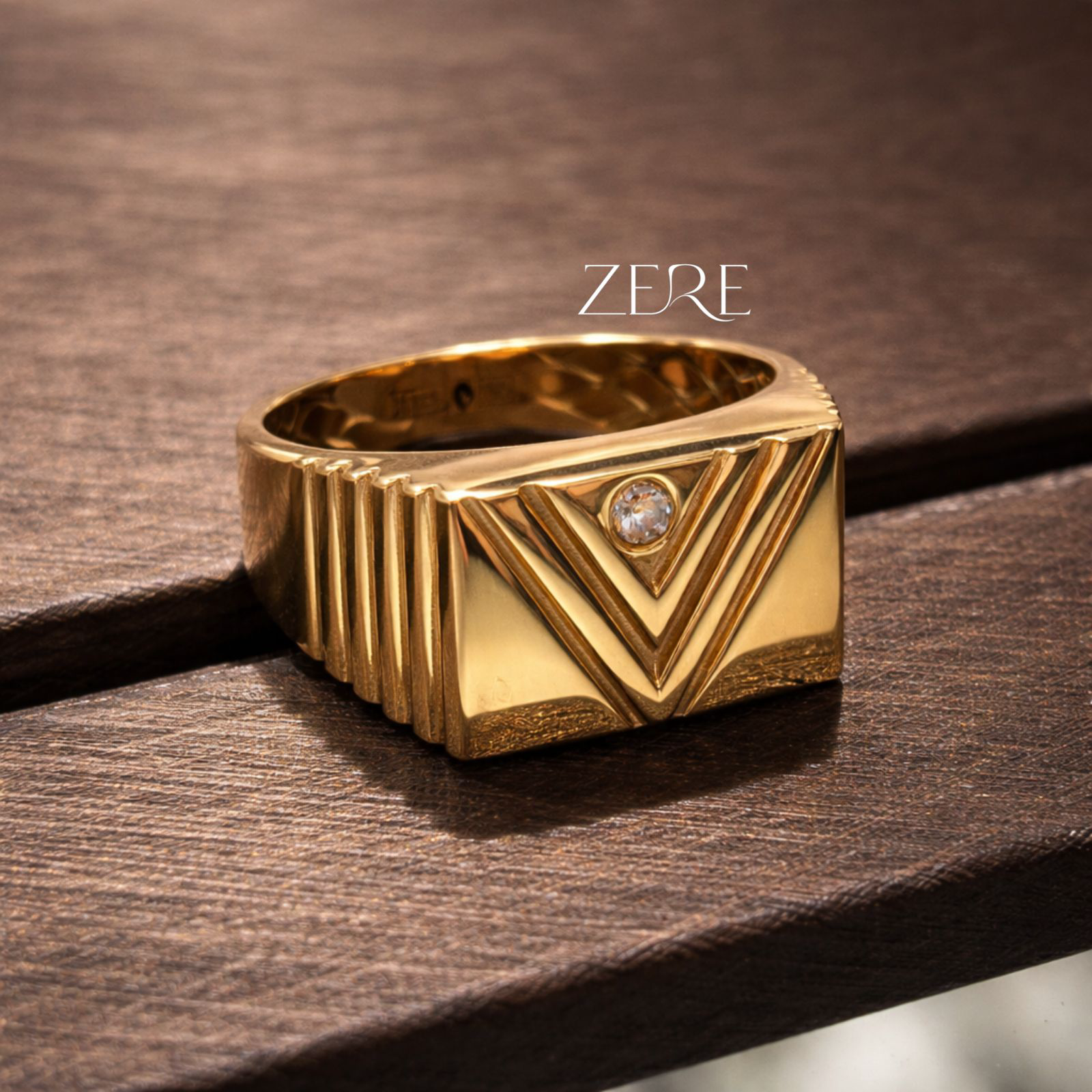 Перстень Zere геометрический 20.5р 5.86гр купить,489400