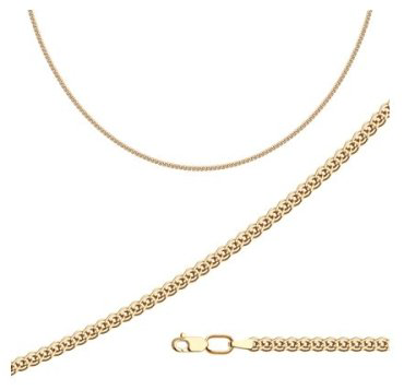 Цепь Diamant 93-180-06050-1 длина 50 см, вес 5.5 г серебро, плетение нонна купить,113500