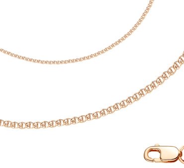 Цепь AQUAMARINE 7532430 длина 40 см, вес 1.73 г серебро, плетение фигаро купить,19494