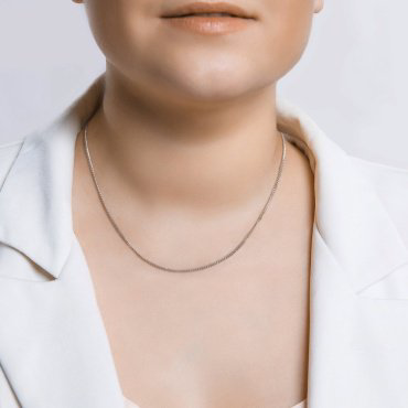 Цепь SOKOLOV 968020502 длина 45 см, вес 3.73 г серебро, плетение панцирное купить,17999