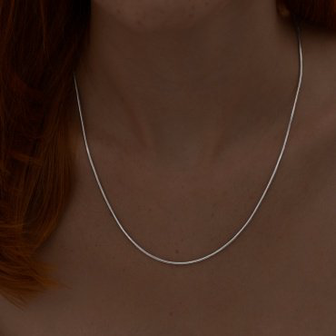 Цепь SOKOLOV 968010400 длина 45 см, вес 7.17 г серебро, плетение снейк купить,37350