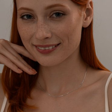 Цепь SOKOLOV 968030304 длина 35 см, вес 0.83 г серебро, плетение якорное купить,NaN