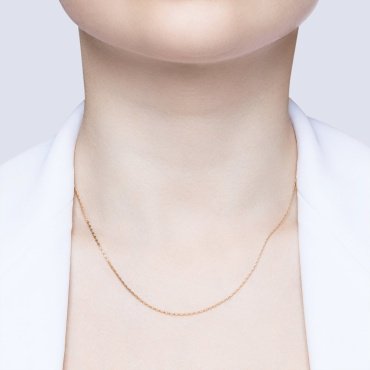 Цепь SOKOLOV 988110302 длина 40 см, вес 1.42 г серебро, плетение улитка купить,NaN