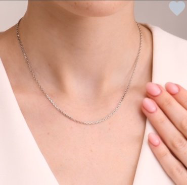 Цепь SOKOLOV 968030504 длина 50 см, вес 3.21 г серебро, плетение якорное купить,14100