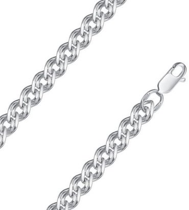 Цепь Diamant 96-180-06040-1 длина 40 см, вес 3.18 г серебро, плетение нонна купить,22000