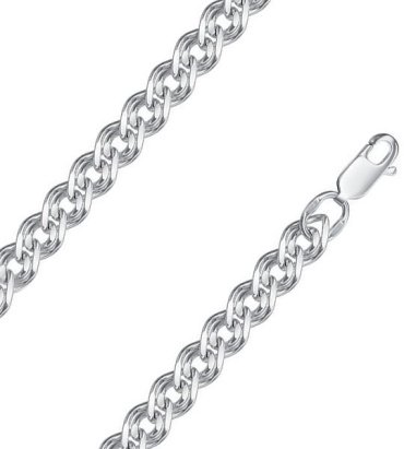 Цепь Diamant 96-180-06040-1 длина 40 см, вес 3.18 г серебро, плетение нонна купить,22000