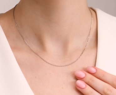 Цепь SOKOLOV 968500302 длина 50 см, вес 1.42 г серебро, плетение якорное купить,5483