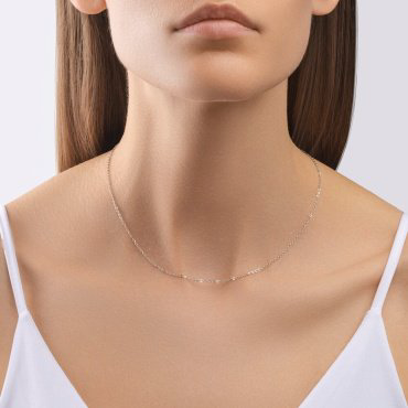 Цепь SOKOLOV 581030300-3_50 длина 50 см, вес 1.75 г золото, плетение якорное купить,135879