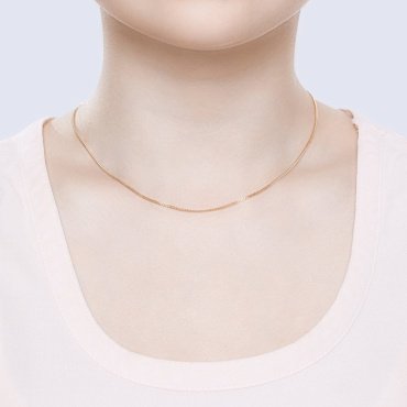 Цепь SOKOLOV 581040402_50 длина 50 см, вес 3.47 г золото, плетение панцирное