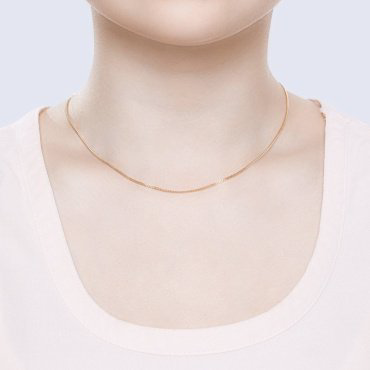 Цепь SOKOLOV 581040402_50 длина 50 см, вес 3.47 г золото, плетение панцирное