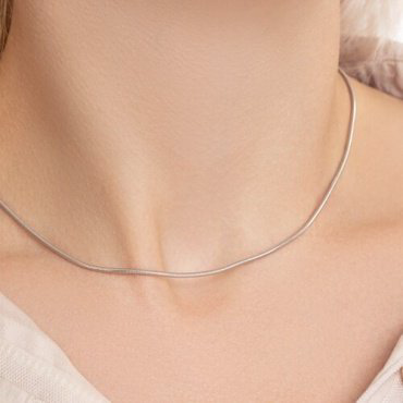 Цепь SOKOLOV 968010400 длина 60 см, вес 9.19 г серебро, плетение снейк купить,NaN