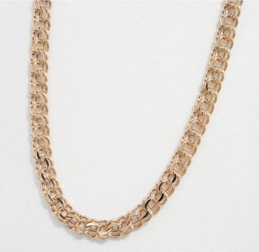 Цепь GOLD TRADE 582070702 длина 55 см, вес 9.41 г золото, плетение бисмарк купить,705747