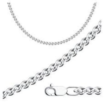 Цепь Diamant 96-180-06040-1 длина 55 см, вес 4.24 г серебро, плетение нонна купить,19800