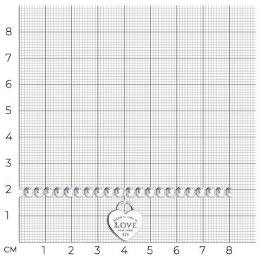 Браслет SOKOLOV 94050983_17 длина 17 см, вес 8.38 г серебро, плетение фантазийное купить,42593