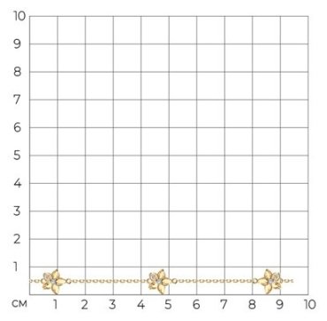 Браслет Diamant 93-150-01636-2 длина 17 см, вес 2.42 г серебро, плетение якорное купить,NaN